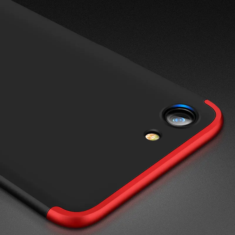 For OPPO A83/A1 Ultra Slim PC Back Cover Non-slip Shockproof 360 Degree Full Protective Case blue