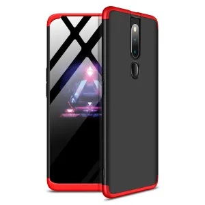 For OPPO F11 pro Ultra Slim PC Back Cover Non-slip Shockproof 360 Degree Full Protective Case Red black red