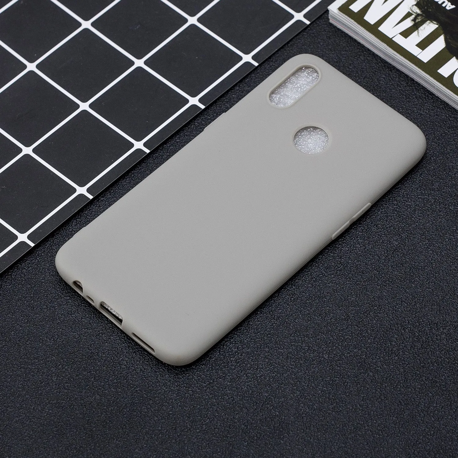 For OPPO Realme 3 Lovely Candy Color Matte TPU Anti-scratch Non-slip Protective Cover Back Case 12