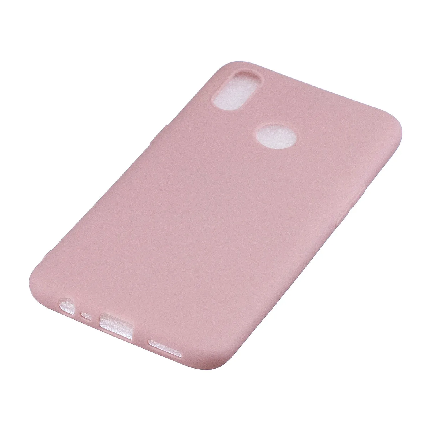 For OPPO Realme 3 Lovely Candy Color Matte TPU Anti-scratch Non-slip Protective Cover Back Case 12