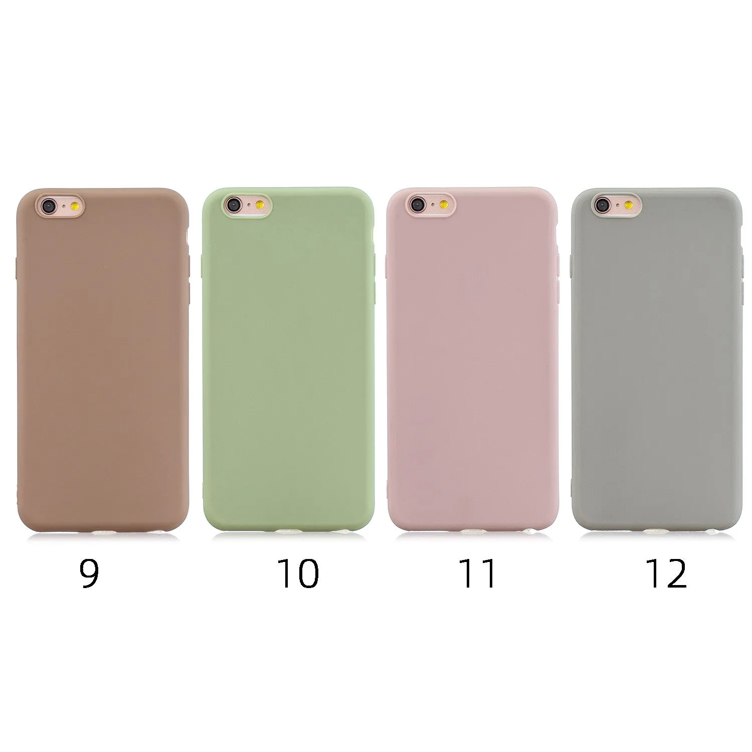 For OPPO Realme 3 Lovely Candy Color Matte TPU Anti-scratch Non-slip Protective Cover Back Case 12