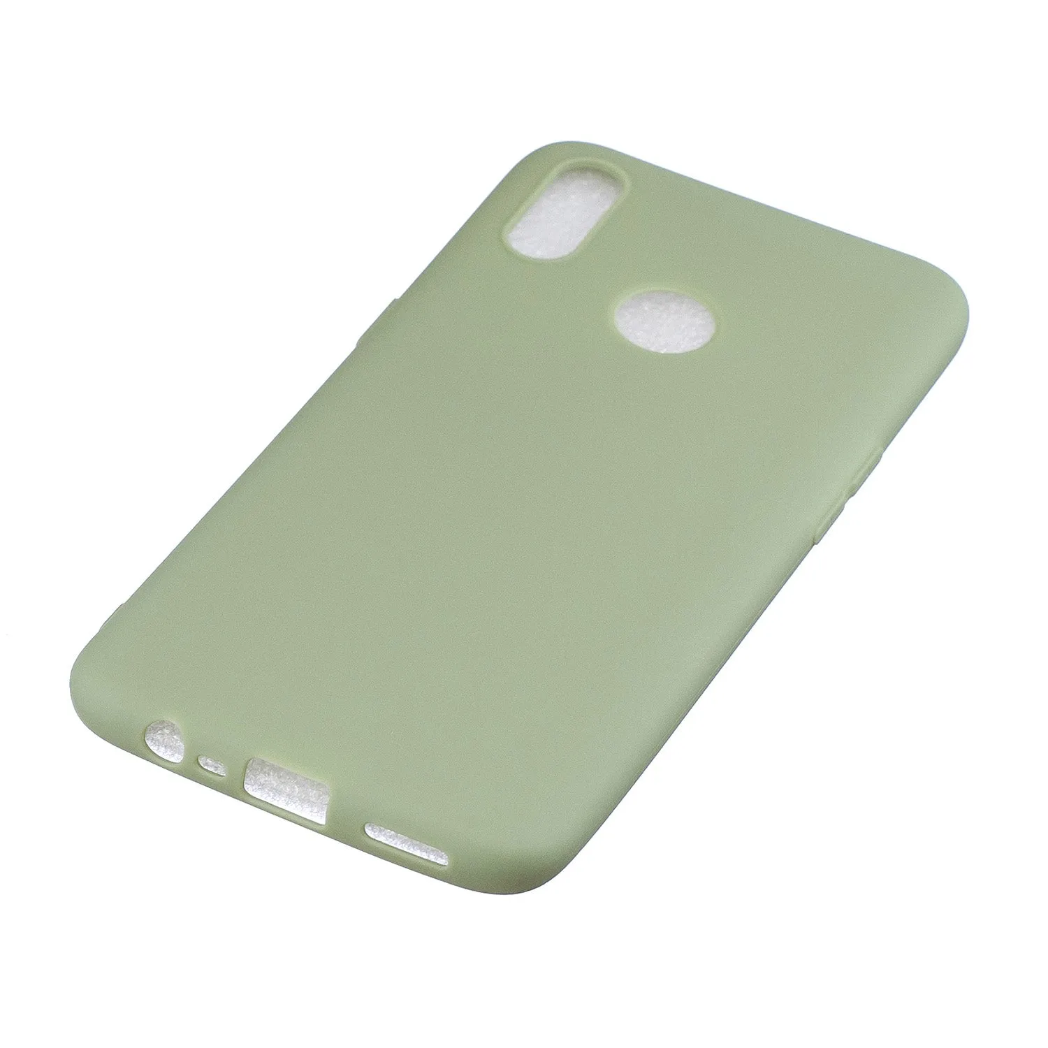 For OPPO Realme 3 Lovely Candy Color Matte TPU Anti-scratch Non-slip Protective Cover Back Case 12
