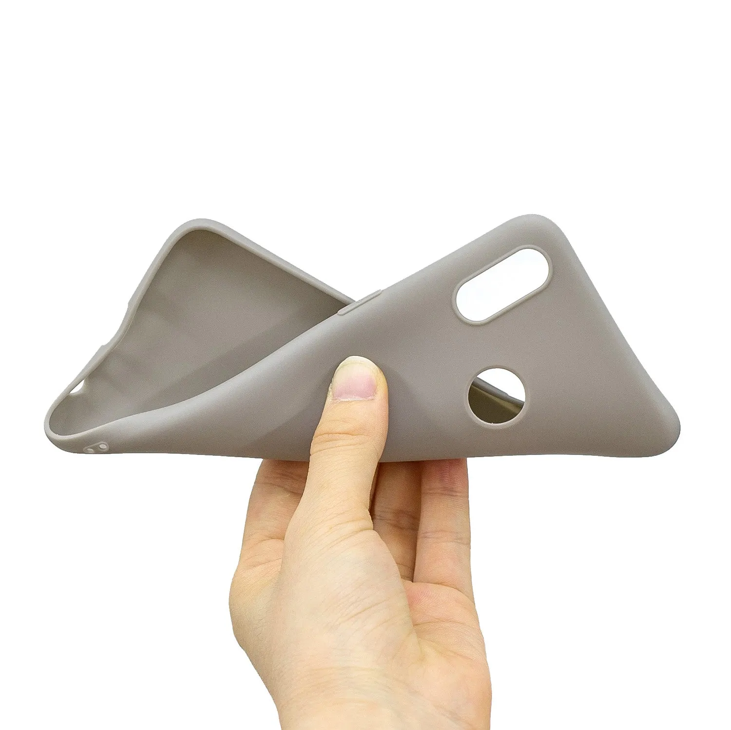 For OPPO Realme 3 Lovely Candy Color Matte TPU Anti-scratch Non-slip Protective Cover Back Case 12