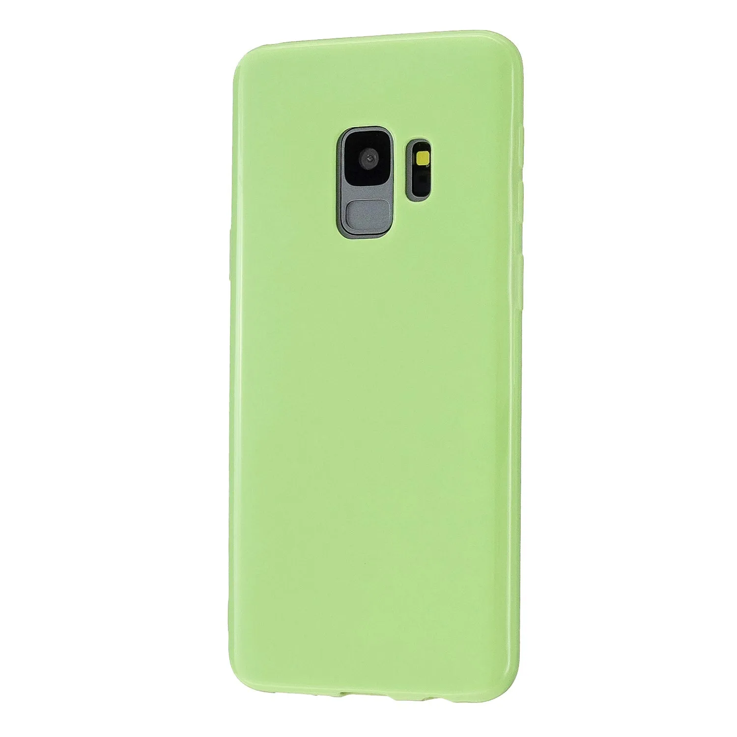 For Samsung S9/S9 Plus Mobile Phone Cover Classic Plain Design Classic Smartphone Case Soft TPU Phone Shell Rose red