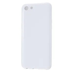 For VIVO Y67/Y71 Cellphone Cover Glossy TPU Phone Case Anti-Dust Stain-proof Easy Install Screen Protector Milk white