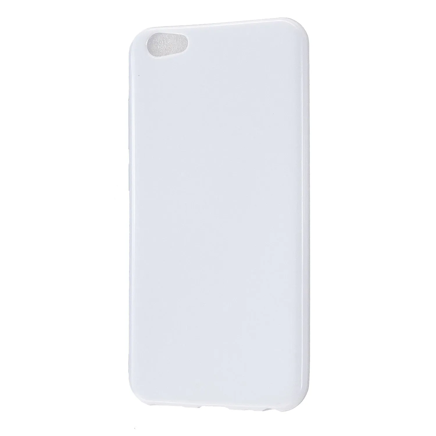 For VIVO Y67/Y71 Cellphone Cover Glossy TPU Phone Case Anti-Dust Stain-proof Easy Install Screen Protector Rose red