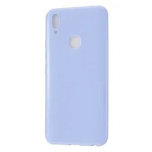 For VIVO Y93/Y95 Mobile Phone Case Glossy Finish Lightweight TPU Cellphone Cover Anti-scratch Overal Protection Shell Taro purple