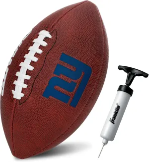 Franklin Sport NFL Team Football - Youth Junior Size Football for Kids - Official NFL Team Logo   Colors Youth Football - Kids NFL Fan Shop Football