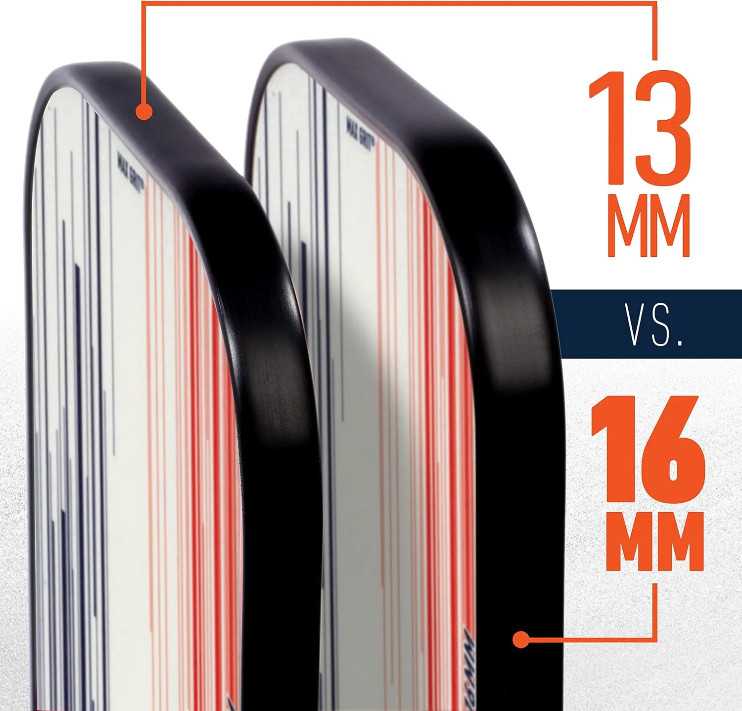 Franklin Sports Pro Pickleball Paddles - Signature Series Pro Pickleball Paddle with MaxGrit Surface - USA Pickleball (USAPA) Approved Tournament Pickleball Paddles - 13mm   16mm Polypropylene Cores