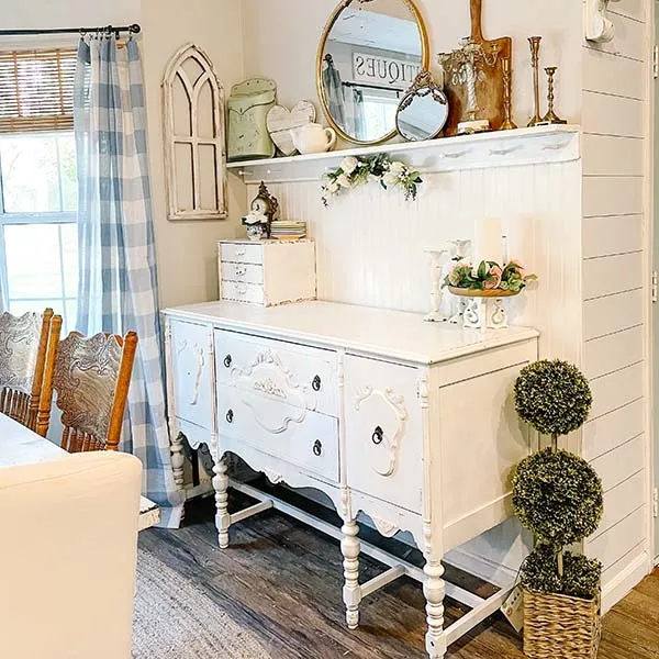 French Country Wooden Candle Riser