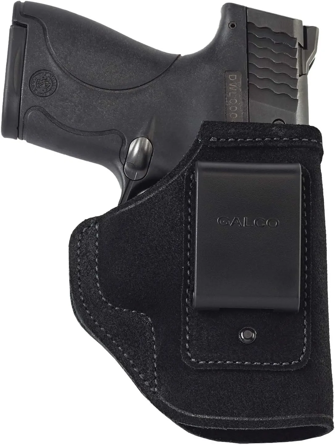 Galco STO800B Stow-N-Go ITP Holster Black Leather RH for Glock 43