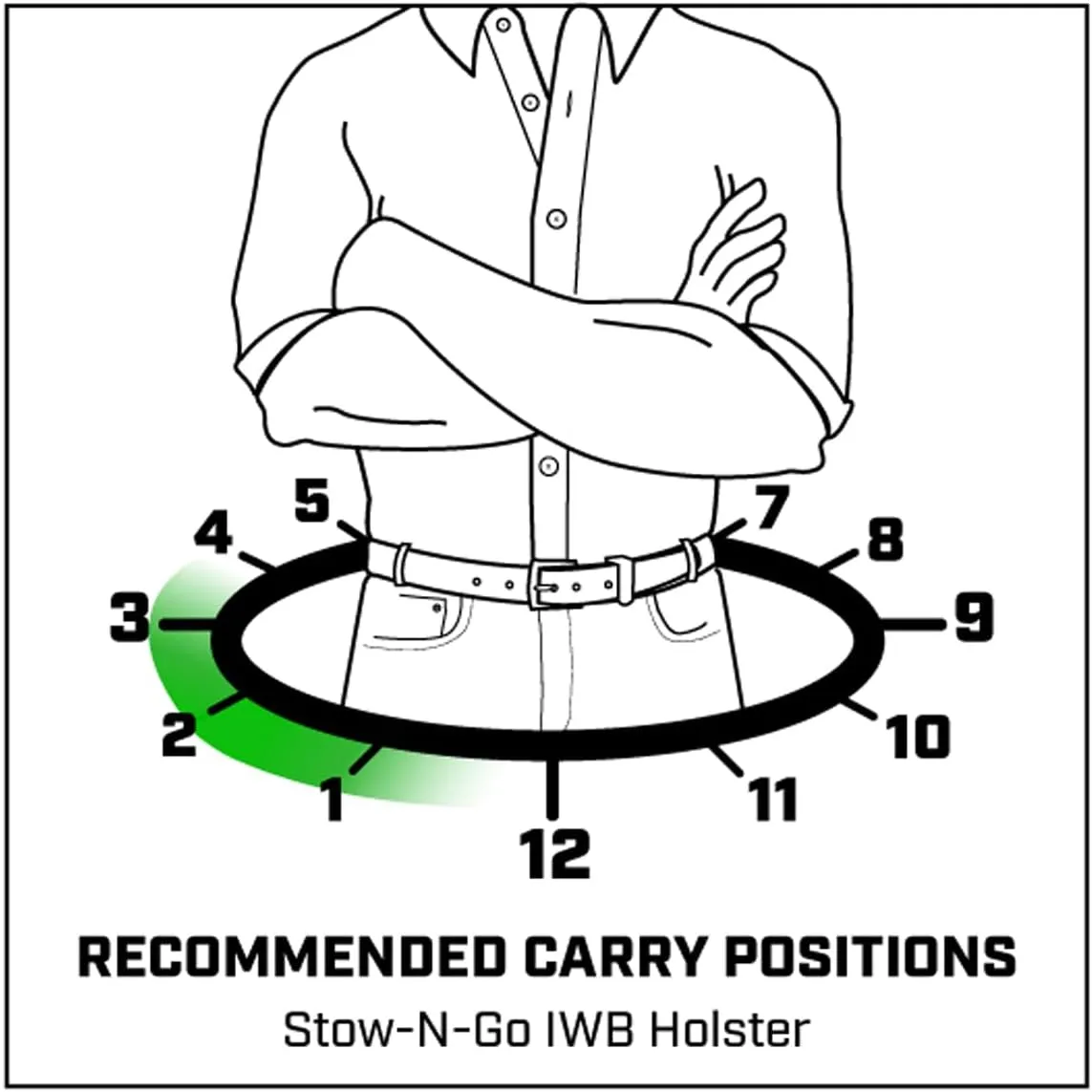 Galco Stow-N-GO Elite IWB Holster Compatible with Sig Sauer P365XL, P365XL Spectre Comp no Red Dot, P365XL Spectre Comp w/Red Dot, P365XL w/Red Dot