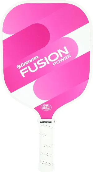 GAMMA Fusion Power Pickleball Paddle, USAPA Approved Pickleball Paddles, 8.25" Extra Wide Fiberglass Surface to Boost Hit Potential for Beginners & Intermediate Players, Multiple Colors