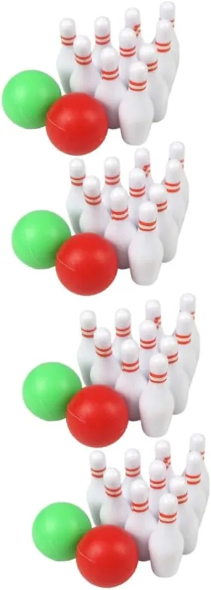Garneck Mini Bowling Model of House Decor with Realistic Design Lightweight Decoration for Miniature Scene