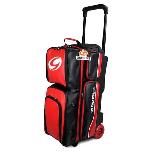 Genesis Carbon 3 Ball Roller Red Black