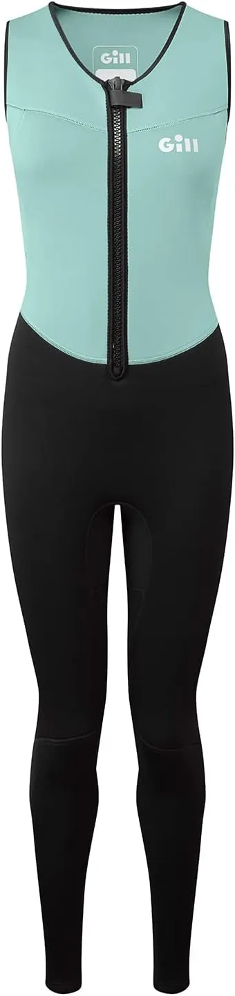 Gill Womens Dynamic Long Jane Sleeveless 3mm Neoprene Wetsuit Thermal Water Sports Paddle Board SUP Kayaking Swimming Surfing