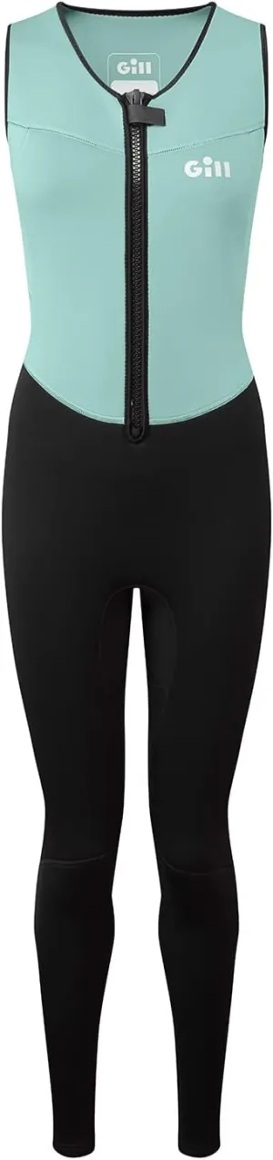 Gill Womens Dynamic Long Jane Sleeveless 3mm Neoprene Wetsuit Thermal Water Sports Paddle Board SUP Kayaking Swimming Surfing