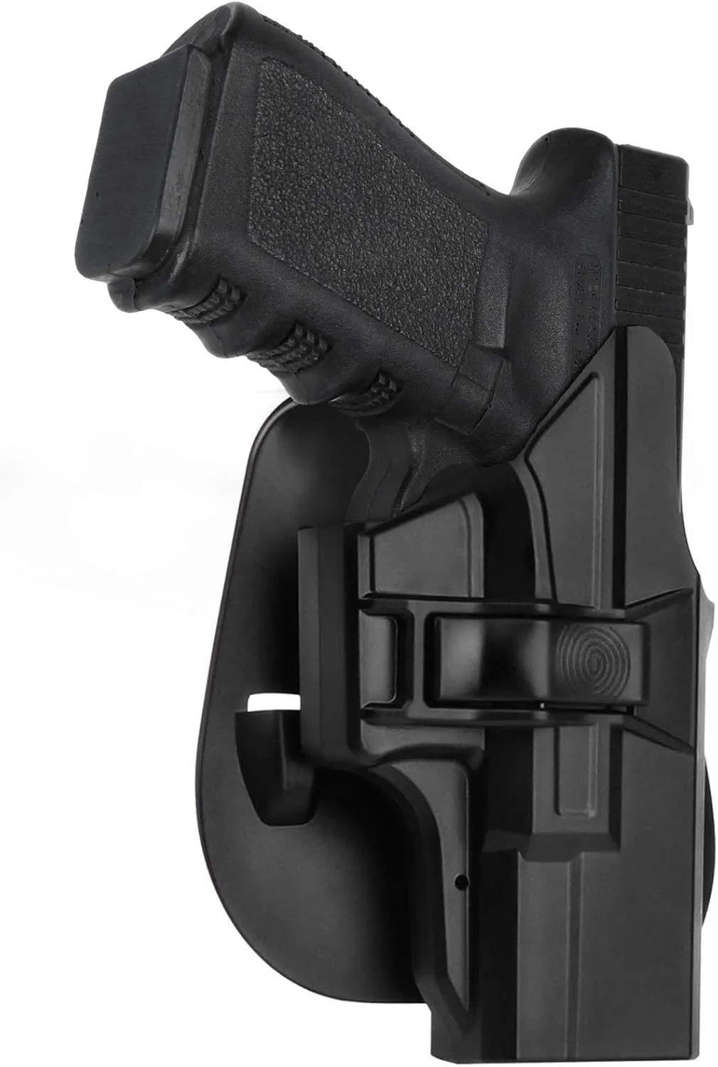Glock 19 Holster, OWB Polymer Holster for Glock 19, 19X, 44, 45 (Gen 1-5), Glock 23, 32 (Gen 1-4), 60 Adjustable, Right Handed