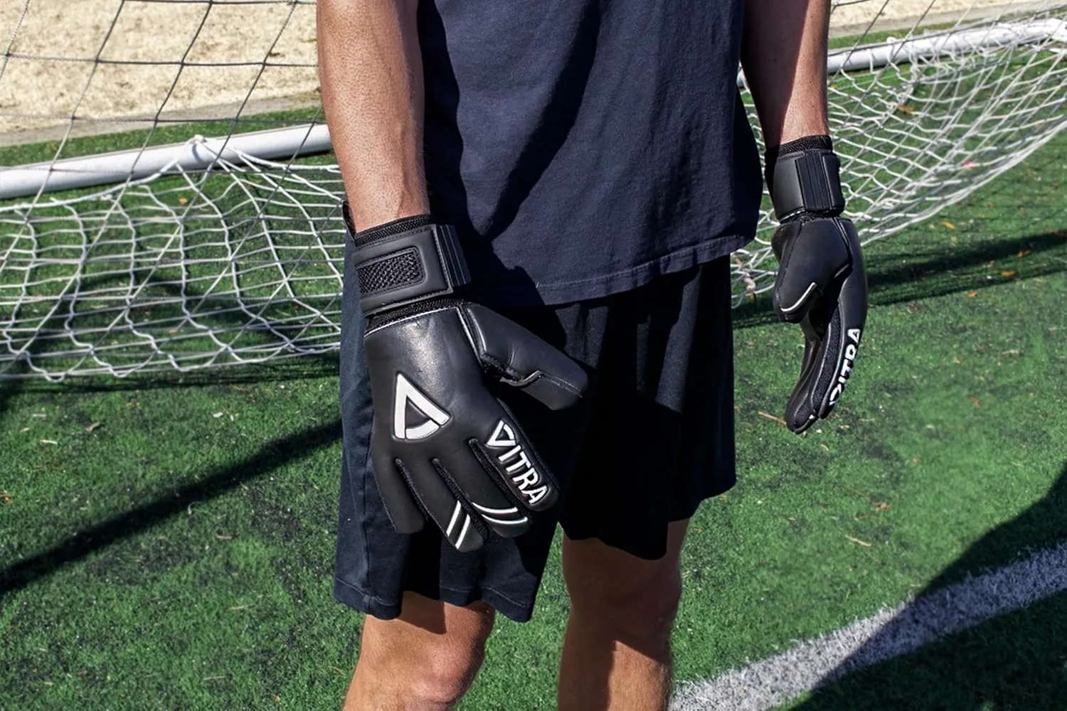 Goalkeeper Gloves, 4 3 mm Protection, Level 5 Super Grip, Removable Finger Guard Protection, Youth and Adult, All-Levels