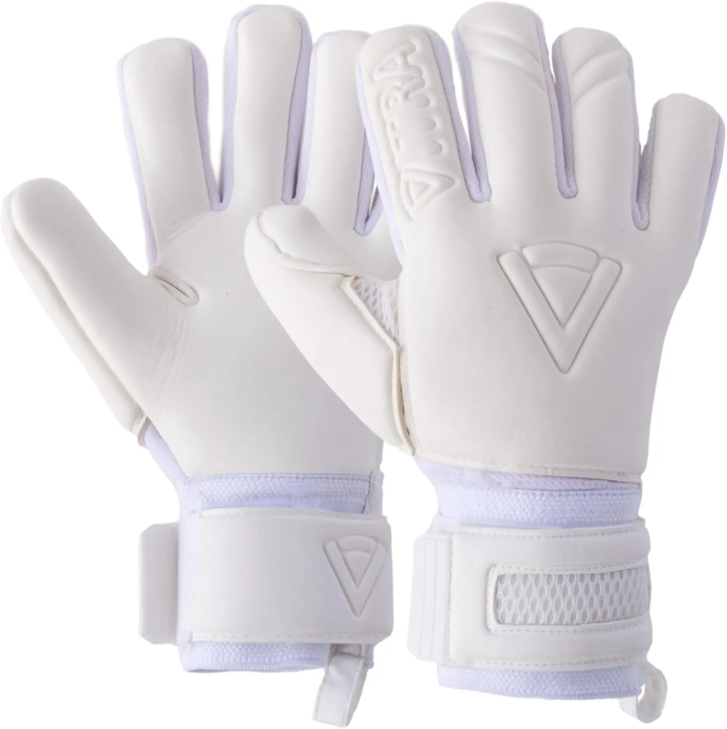 Goalkeeper Gloves, 4 3 mm Protection, Level 5 Super Grip, Removable Finger Guard Protection, Youth and Adult, All-Levels