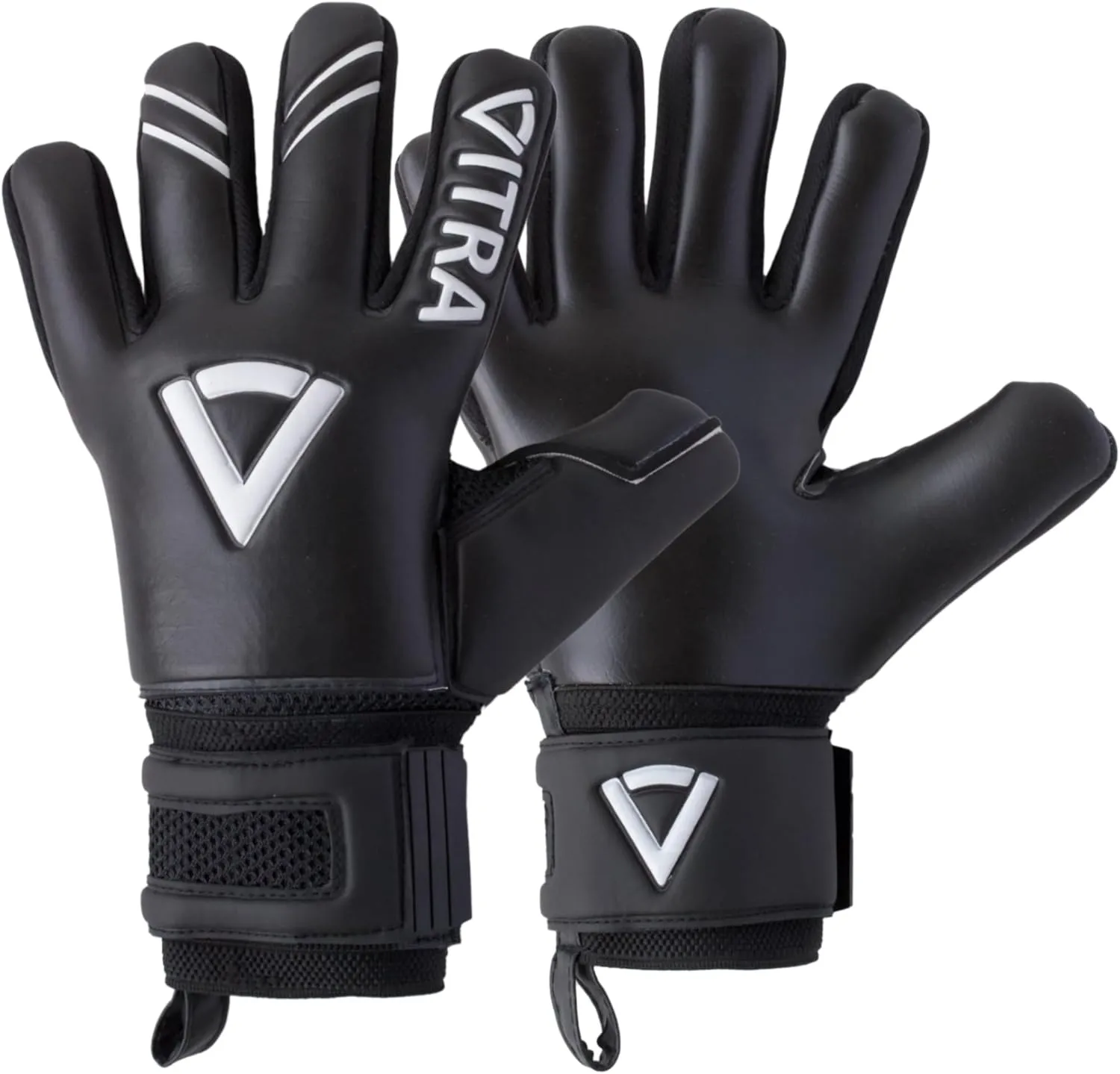 Goalkeeper Gloves, 4 3 mm Protection, Level 5 Super Grip, Removable Finger Guard Protection, Youth and Adult, All-Levels