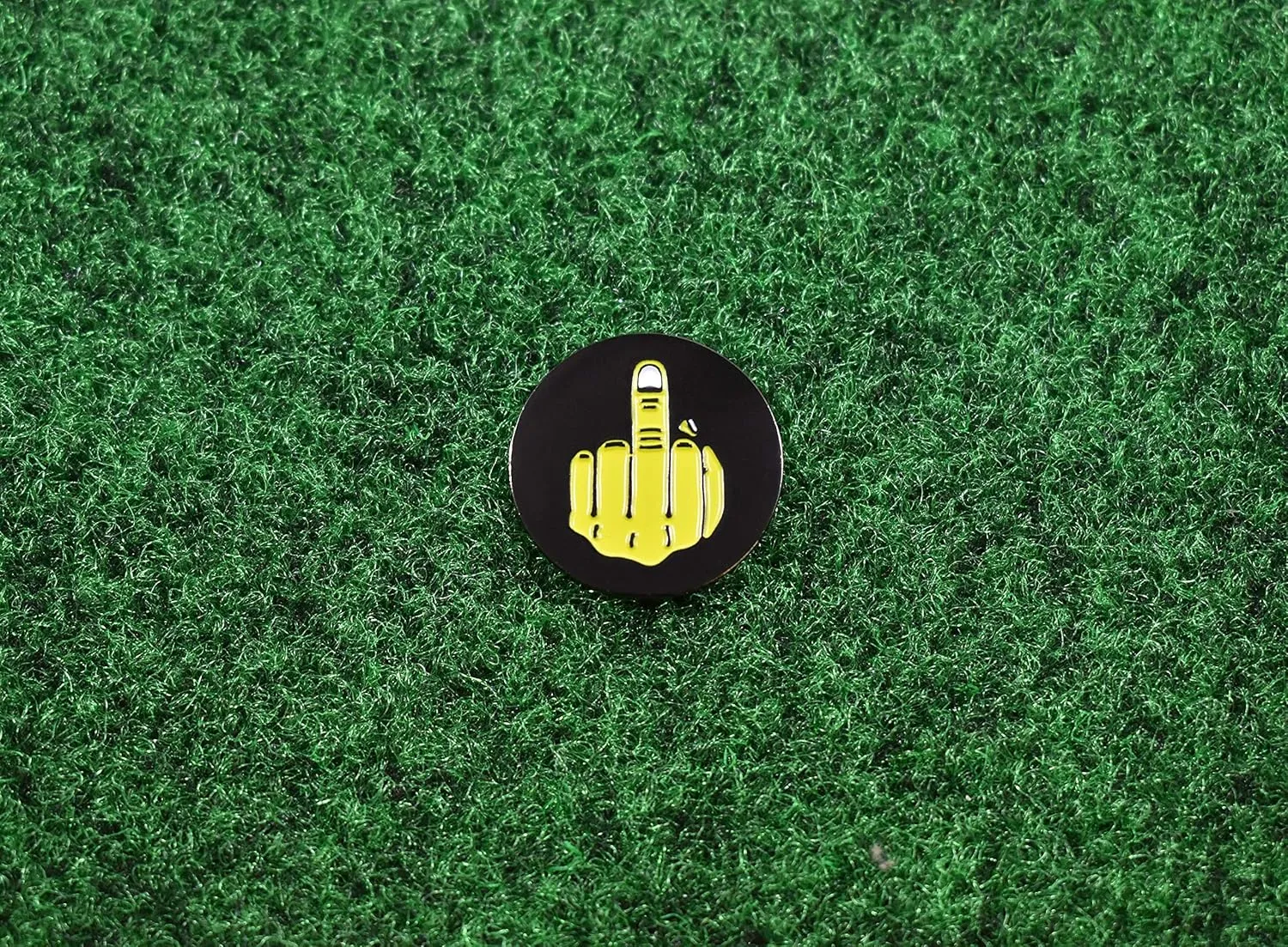 Golf Divot Repair Tool with Funny Ball Markers - Great Golf Gifts - Middle Finger