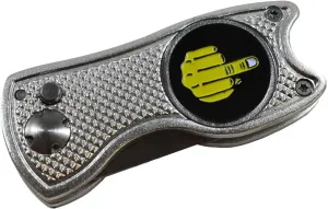 Golf Divot Repair Tool with Funny Ball Markers - Great Golf Gifts - Middle Finger