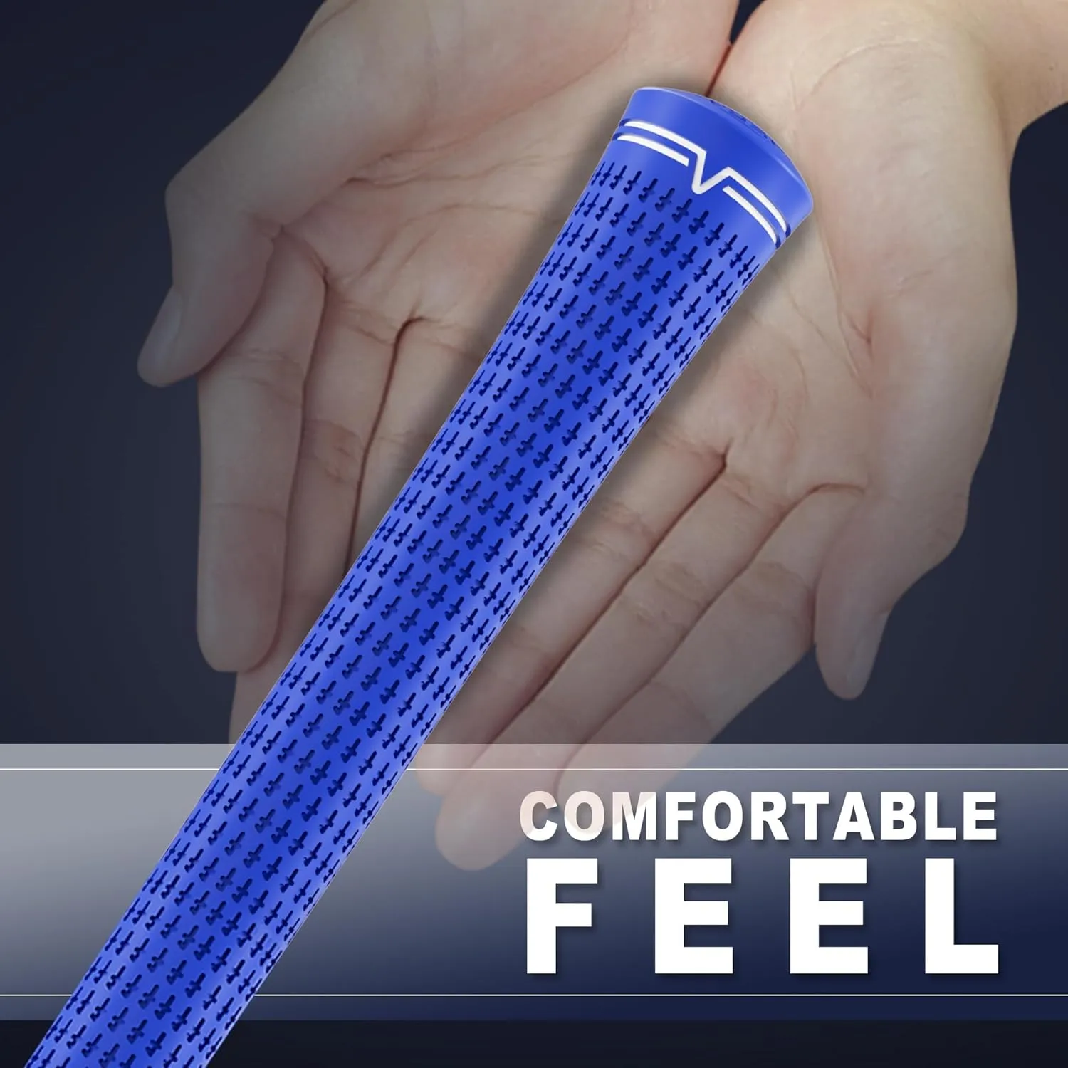 Golf Grips, Standard/Mid Size 5 Colors for Choice, Rubber Golf Club Grips Golf Grips Kit