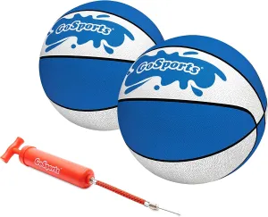 GoSports Water Basketballs 2 Pack - Choose Between Size 3 and Size 6, Great for Swimming Pool Basketball Hoops