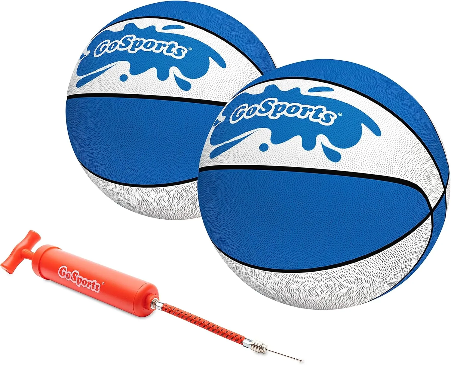 GoSports Water Basketballs 2 Pack - Choose Between Size 3 and Size 6, Great for Swimming Pool Basketball Hoops
