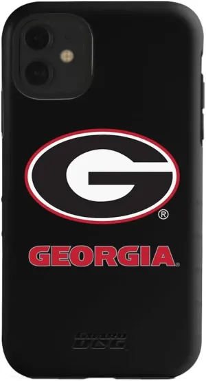 Guard Dog Case Compatible with iPhone 11 - Military Grade - Rugged Two Piece Protection - Collegiate Licensed - Georgia Bulldogs - Logo Black
