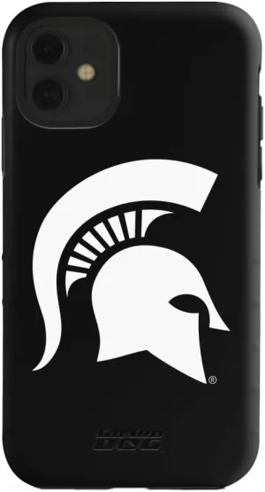 Guard Dog Case Compatible with iPhone 11 - Military Grade - Rugged Two Piece Protection - Collegiate Licensed - Michigan State Spartans - Logo