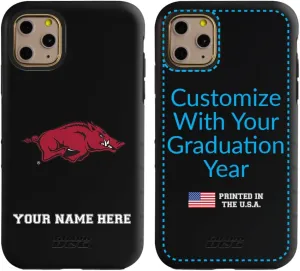 Guard Dog Case Compatible with iPhone 11 Pro Max - Military Grade - Rugged Two Piece Protection - Collegiate Licensed - Arkansas Razorbacks - Personalized