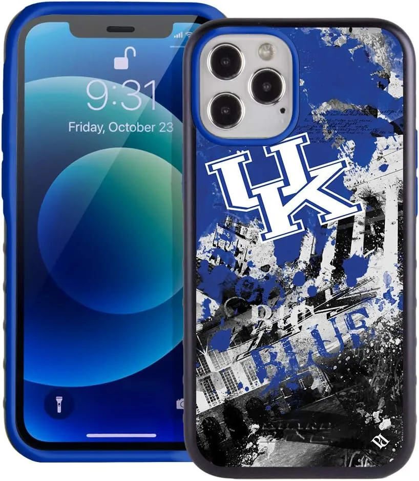 Guard Dog Case Compatible with iPhone 12/12 Pro - Military Grade - Rugged Two Piece Protection - Collegiate Licensed - Kentucky Wildcats - by Paulson Designs