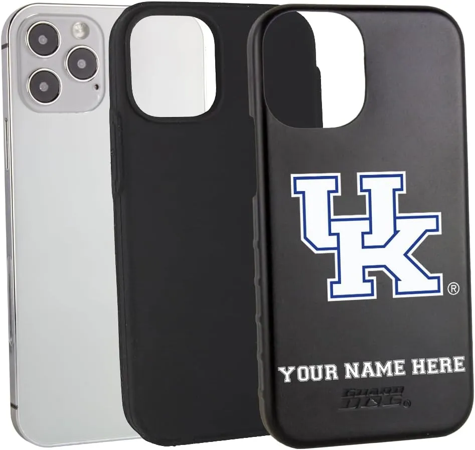 Guard Dog Case Compatible with iPhone 12/12 Pro - Military Grade - Rugged Two Piece Protection - Collegiate Licensed - Kentucky Wildcats - Personalized