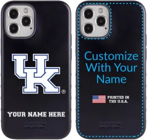 Guard Dog Case Compatible with iPhone 12/12 Pro - Military Grade - Rugged Two Piece Protection - Collegiate Licensed - Kentucky Wildcats - Personalized