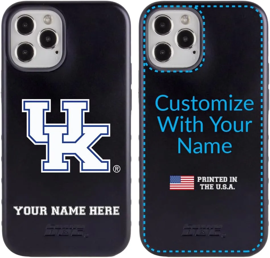 Guard Dog Case Compatible with iPhone 12/12 Pro - Military Grade - Rugged Two Piece Protection - Collegiate Licensed - Kentucky Wildcats - Personalized