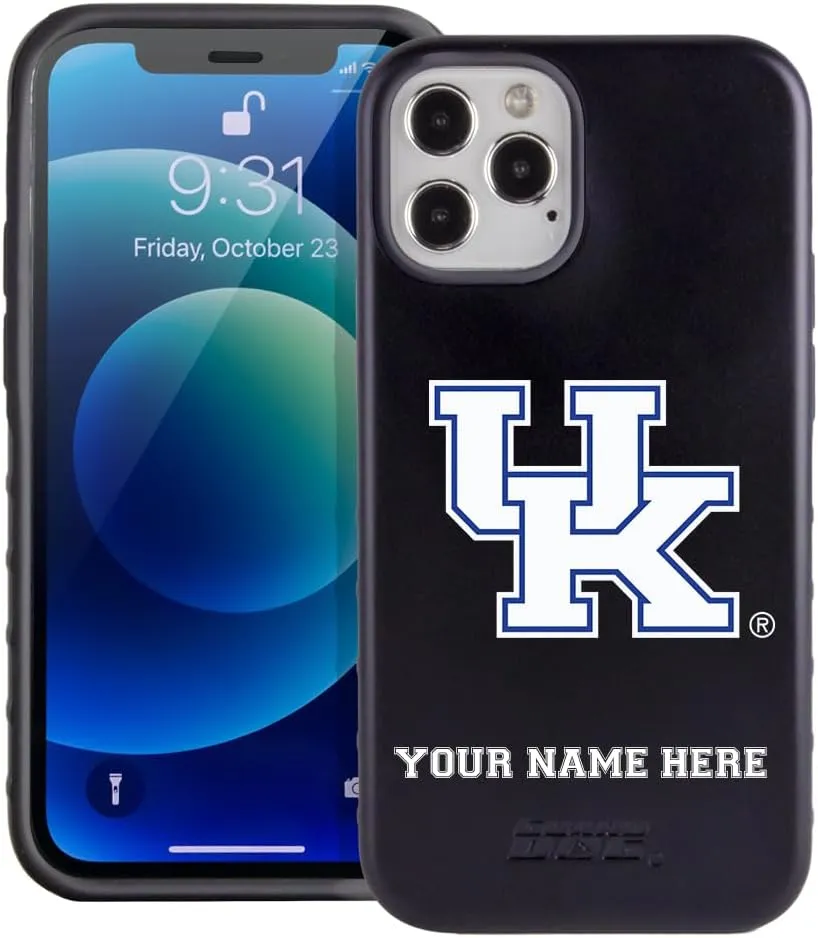 Guard Dog Case Compatible with iPhone 12/12 Pro - Military Grade - Rugged Two Piece Protection - Collegiate Licensed - Kentucky Wildcats - Personalized