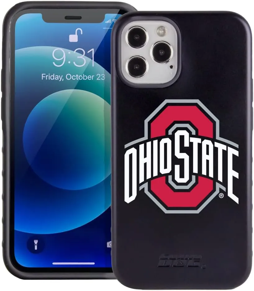 Guard Dog Case Compatible with iPhone 12/12 Pro - Military Grade - Rugged Two Piece Protection - Collegiate Licensed - Ohio State Buckeyes - Logo