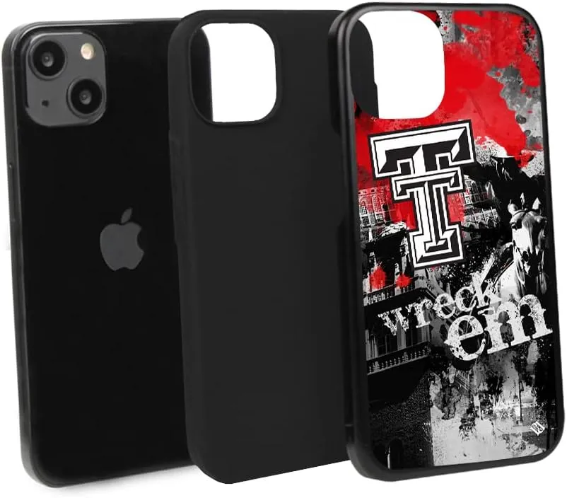 Guard Dog Case Compatible with iPhone 13 - Military Grade - Rugged Two Piece Protection - Collegiate Licensed - Texas Tech Red Raiders - by Paulson Designs