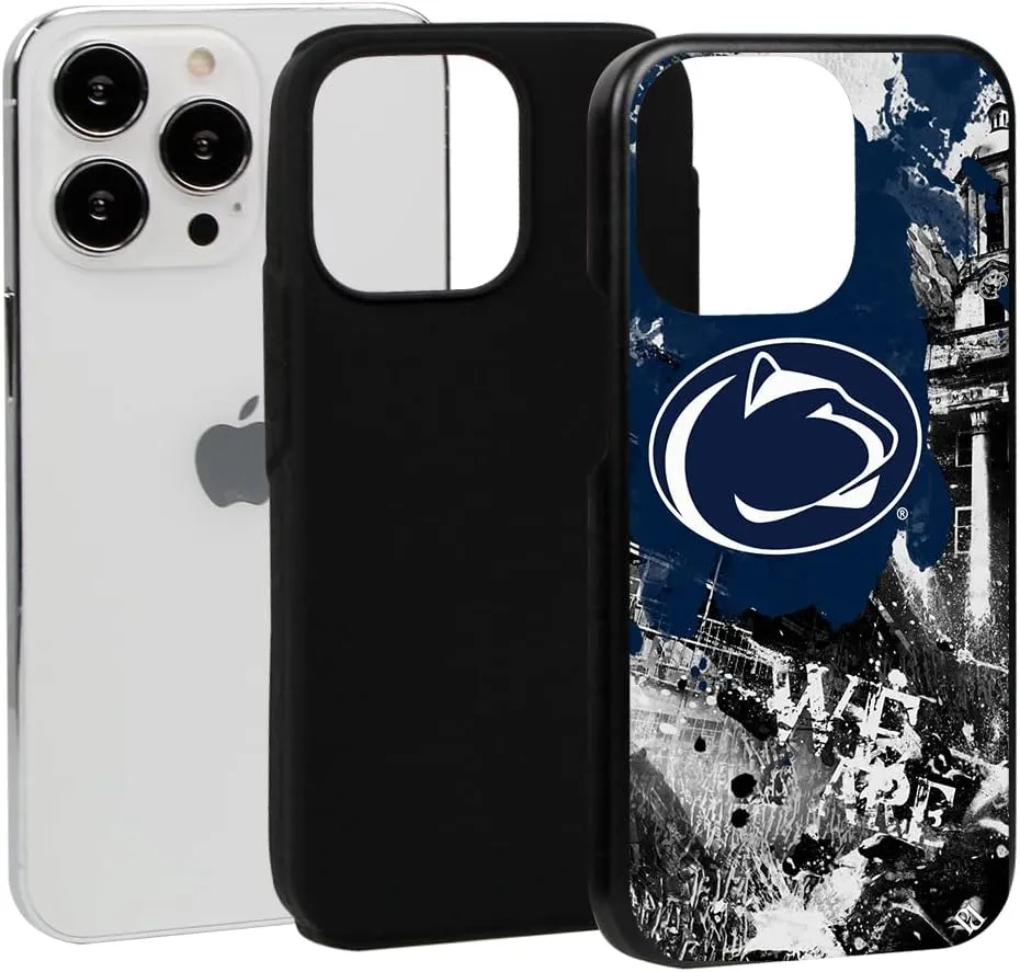 Guard Dog Case Compatible with iPhone 13 Pro - Military Grade - Rugged Two Piece Protection - Collegiate Licensed - Penn State Nittany Lions - by Paulson Designs