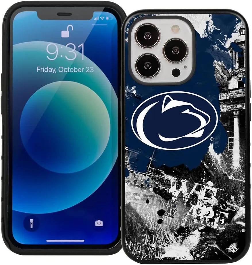 Guard Dog Case Compatible with iPhone 13 Pro - Military Grade - Rugged Two Piece Protection - Collegiate Licensed - Penn State Nittany Lions - by Paulson Designs