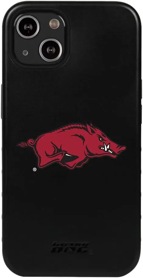 Guard Dog Case Compatible with iPhone 14 - Military Grade - Rugged Two Piece Protection - Collegiate Licensed - Arkansas Razorbacks - Logo