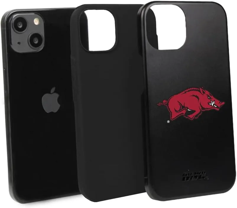 Guard Dog Case Compatible with iPhone 14 - Military Grade - Rugged Two Piece Protection - Collegiate Licensed - Arkansas Razorbacks - Logo