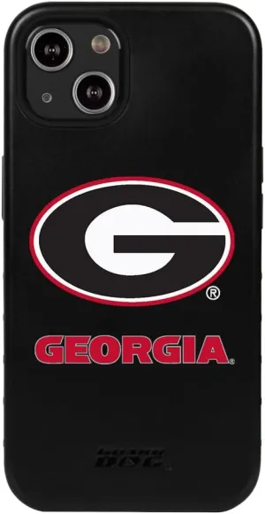 Guard Dog Case Compatible with iPhone 14 - Military Grade - Rugged Two Piece Protection - Collegiate Licensed - Georgia Bulldogs - Logo