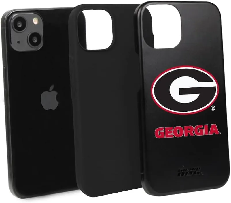 Guard Dog Case Compatible with iPhone 14 - Military Grade - Rugged Two Piece Protection - Collegiate Licensed - Georgia Bulldogs - Logo