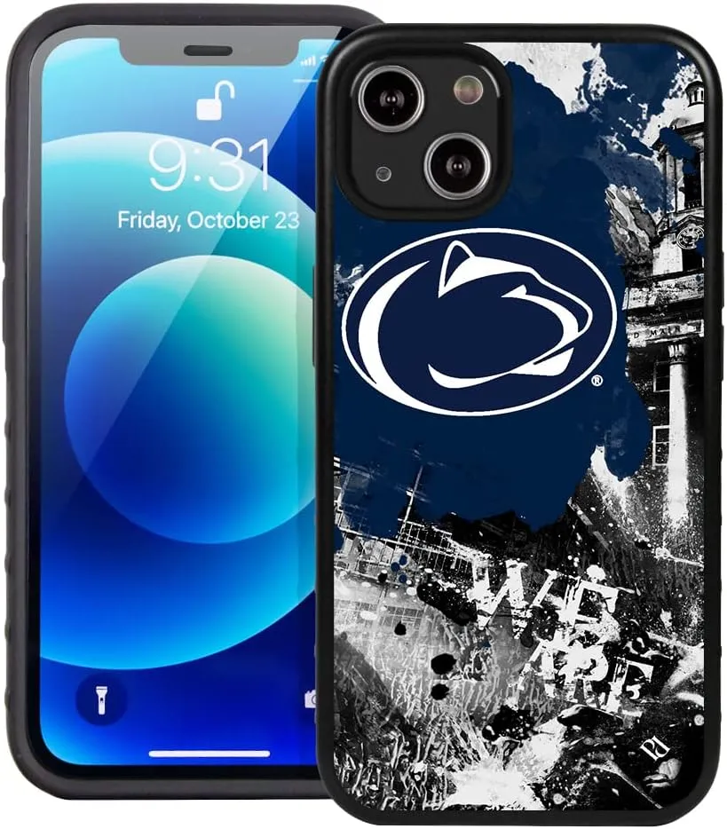Guard Dog Case Compatible with iPhone 14 - Military Grade - Rugged Two Piece Protection - Collegiate Licensed - Penn State Nittany Lions - by Paulson Designs