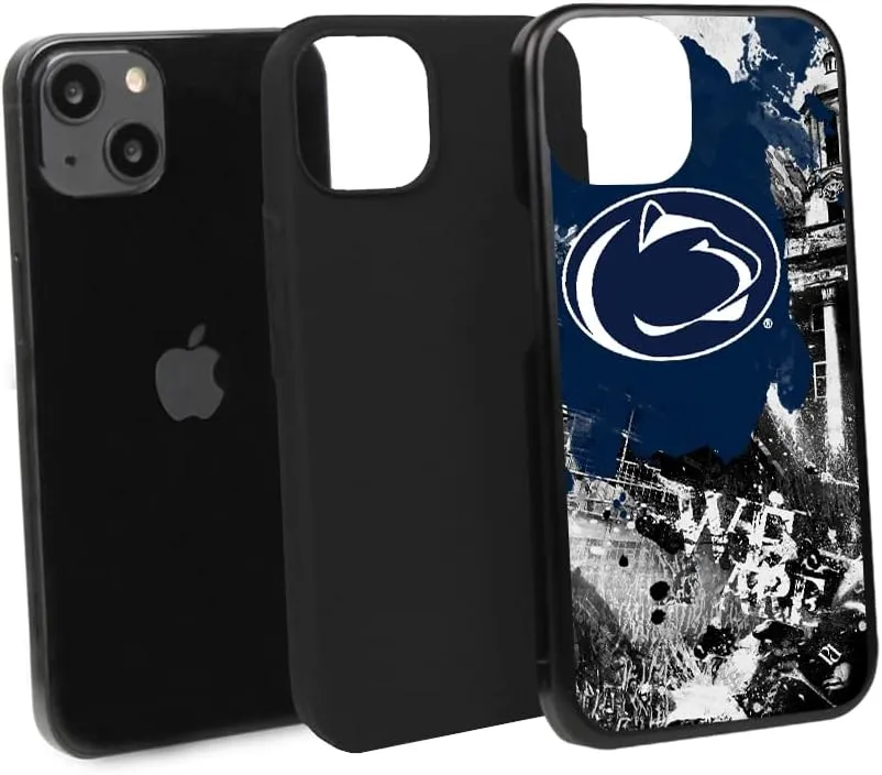 Guard Dog Case Compatible with iPhone 14 - Military Grade - Rugged Two Piece Protection - Collegiate Licensed - Penn State Nittany Lions - by Paulson Designs