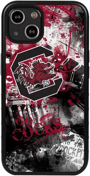 Guard Dog Case Compatible with iPhone 14 - Military Grade - Rugged Two Piece Protection - Collegiate Licensed - South Carolina Gamecocks - by Paulson Designs