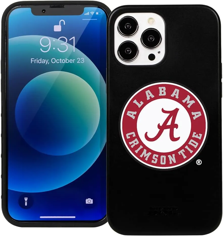 Guard Dog Case Compatible with iPhone 14 Pro Max - Military Grade - Rugged Two Piece Protection - Collegiate Licensed - Alabama Crimson Tide - Logo